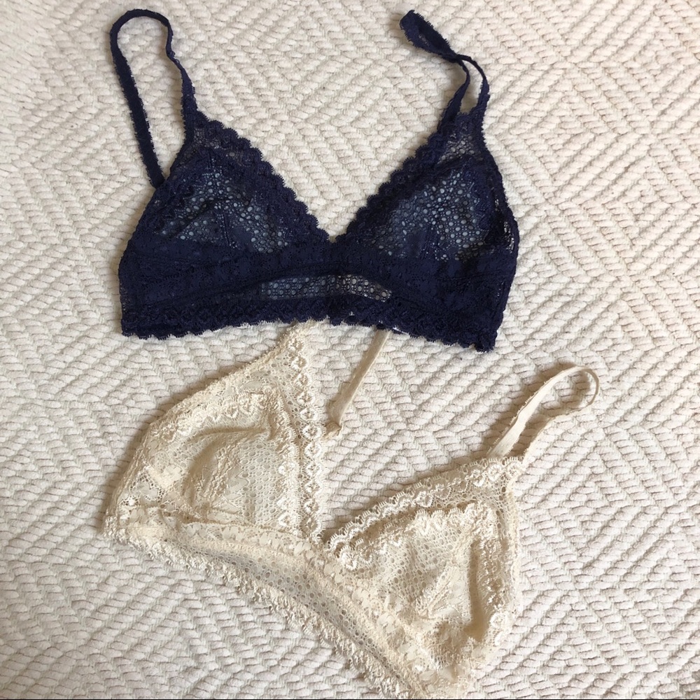LOT OF 2 Urban Outfitters Lace bralettes (S)
